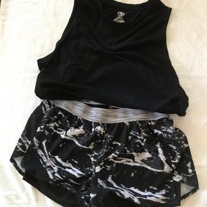 Workout Shorts and tank set